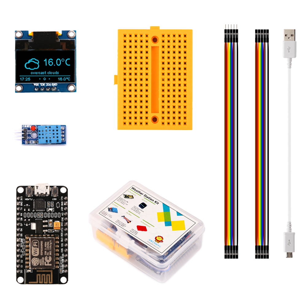 Esp8266 Nodemcu Board - ESP8266 기상 관측소 DIY 키트, 온도