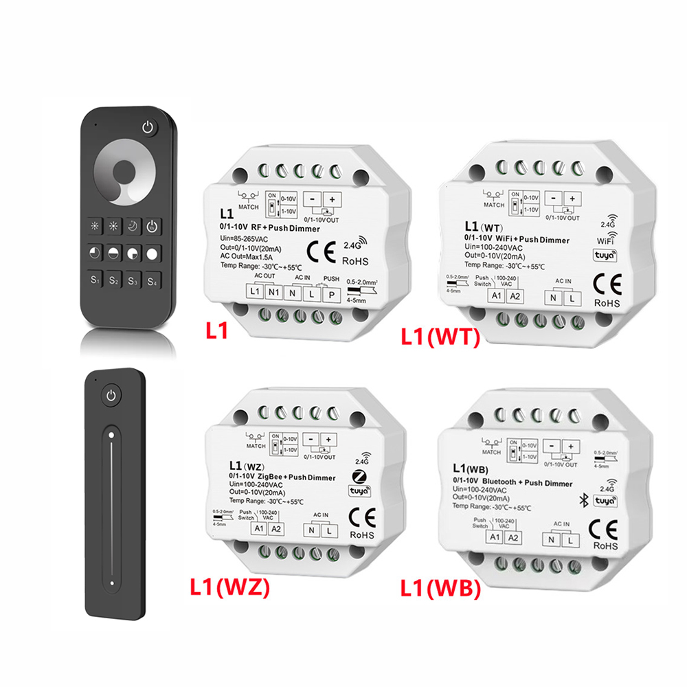 Zigbee Coordinator Stick - 스카이댄스 0-10V LED 디머, 푸시 방식