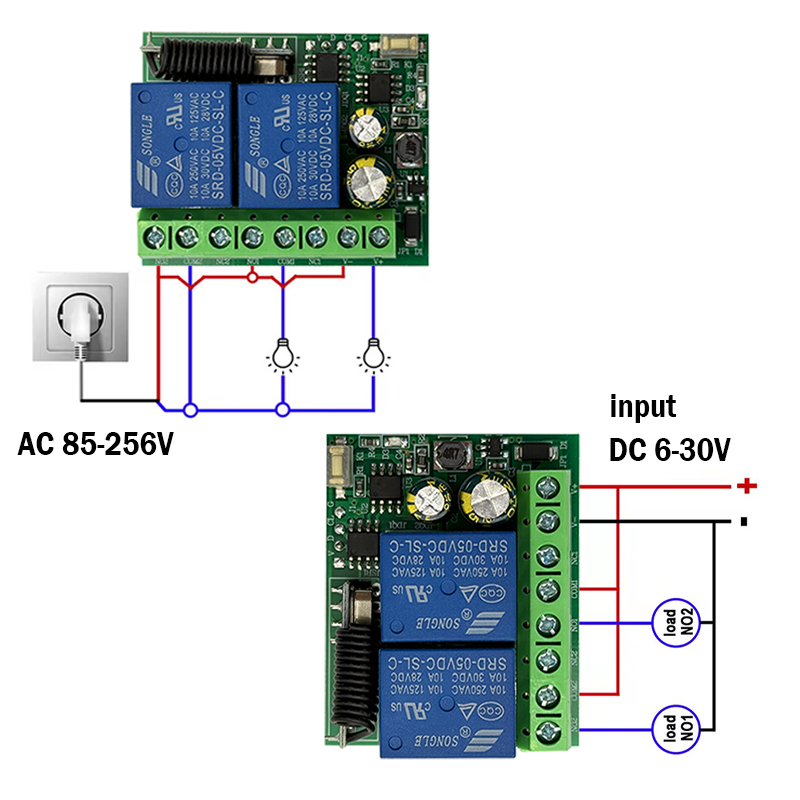 10A 릴레이 수신기 모듈 433MHz 무선 리모컨 스 - 433Mhz Receiver Module 리뷰 및 가격