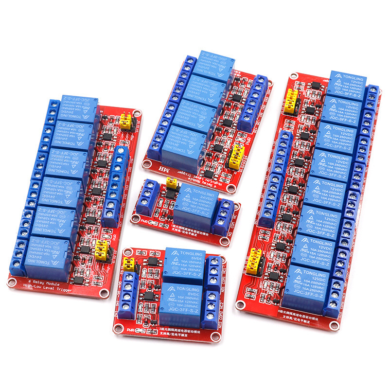 옵토커플러 절연 기능을 갖춘 1/2/4/8채널 5V/1 - Relay 8 Channel Board 리뷰 및 가격