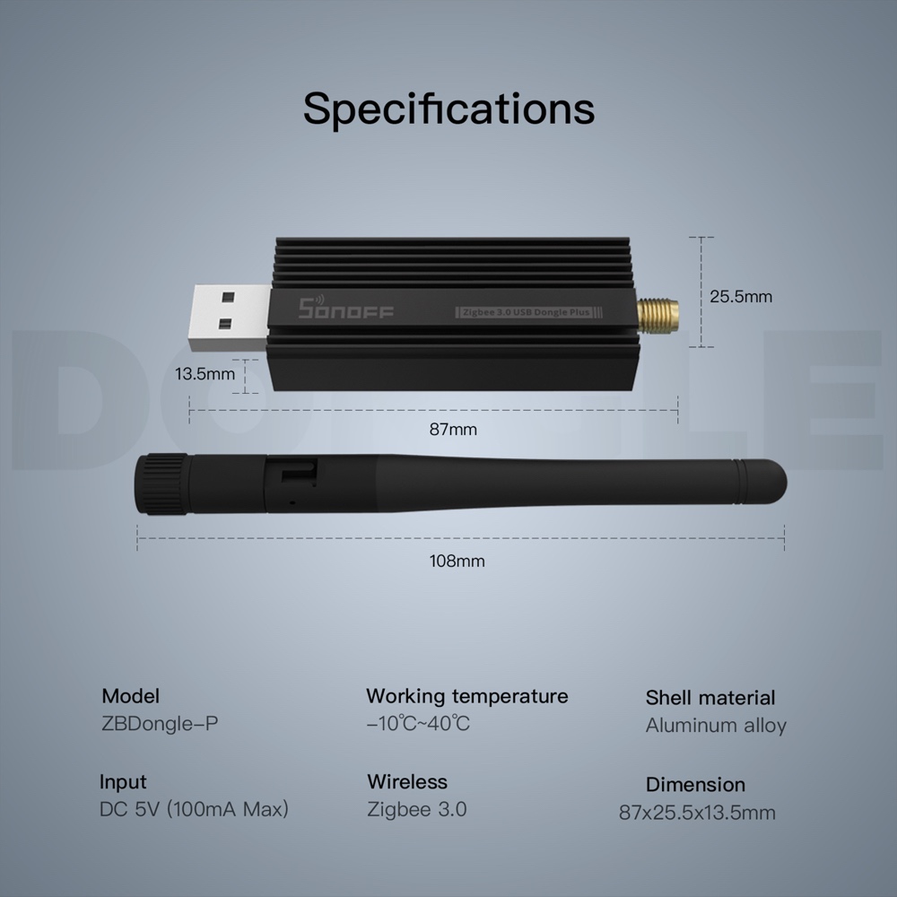 SONOFF 지그비 게이트웨이 3.0, ZBDongle - Zigbee Coordinator Stick 리뷰 및 가격